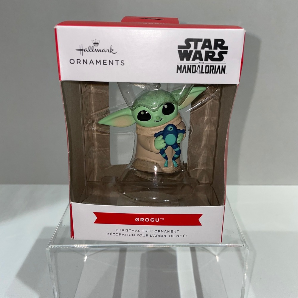 Hallmark‎ Star Wars The Mandalorian Grogu Christmas Tree Ornament Baby Yoda Frog